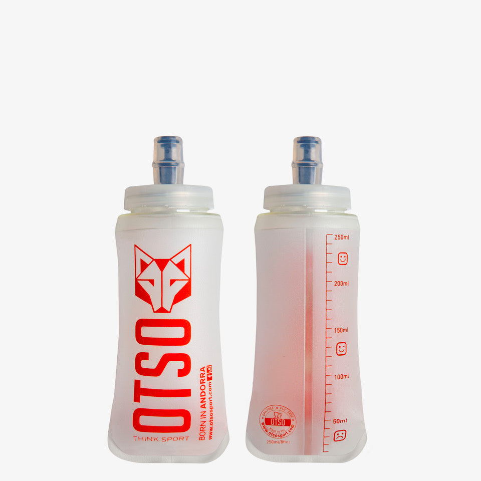 OTSO Faltbare Trinkflasche (Soft Flask) 250 ml – großer Verschluss – Produktansicht