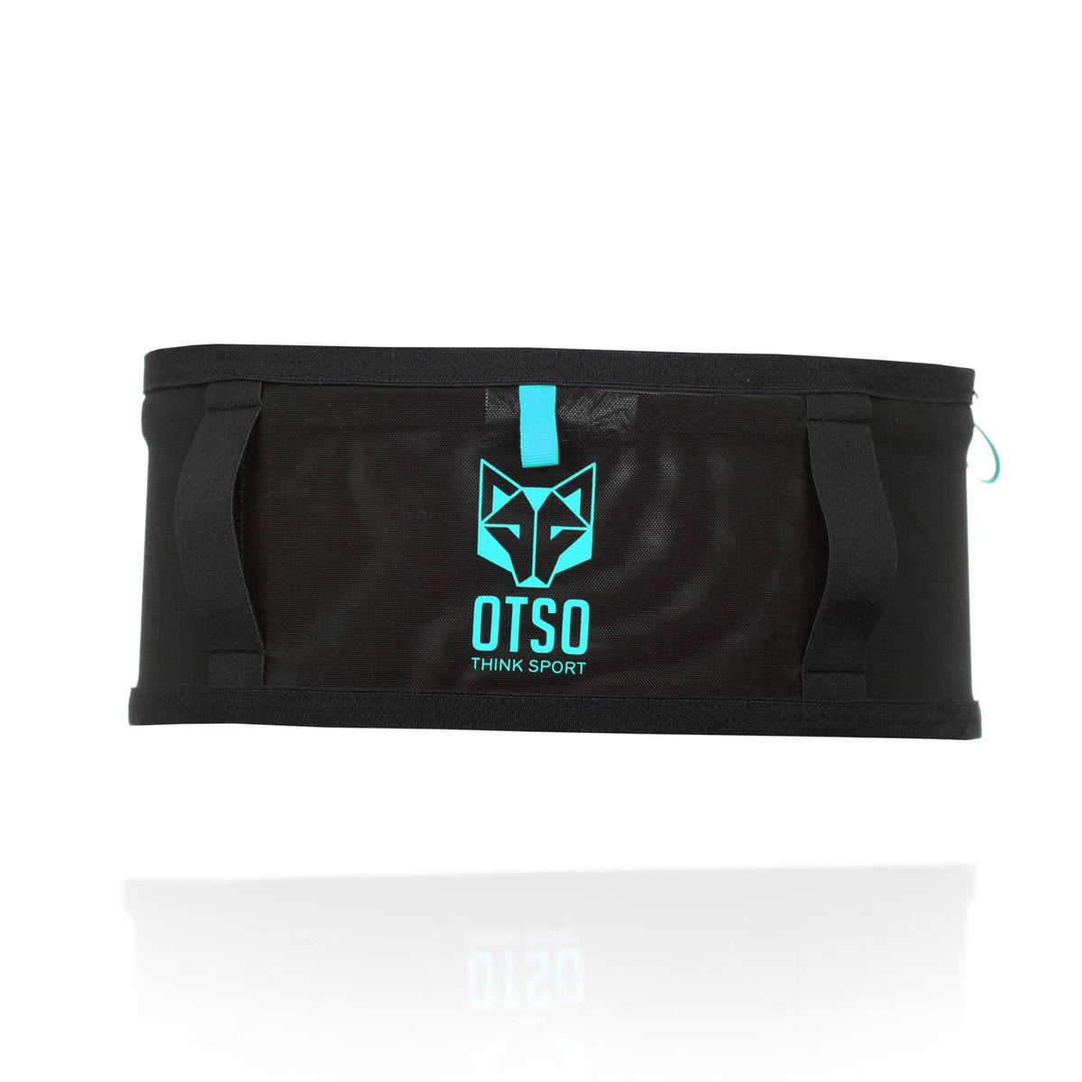 OTSO Unisex Laufgürtel - Black & Turquoise – Produktansicht 2