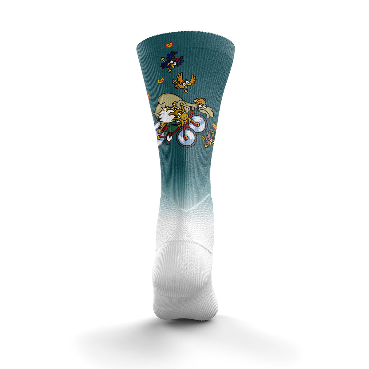 OTSO Sublimierte Sportsocken - Kukuxumusu Bike – Produktansicht 2
