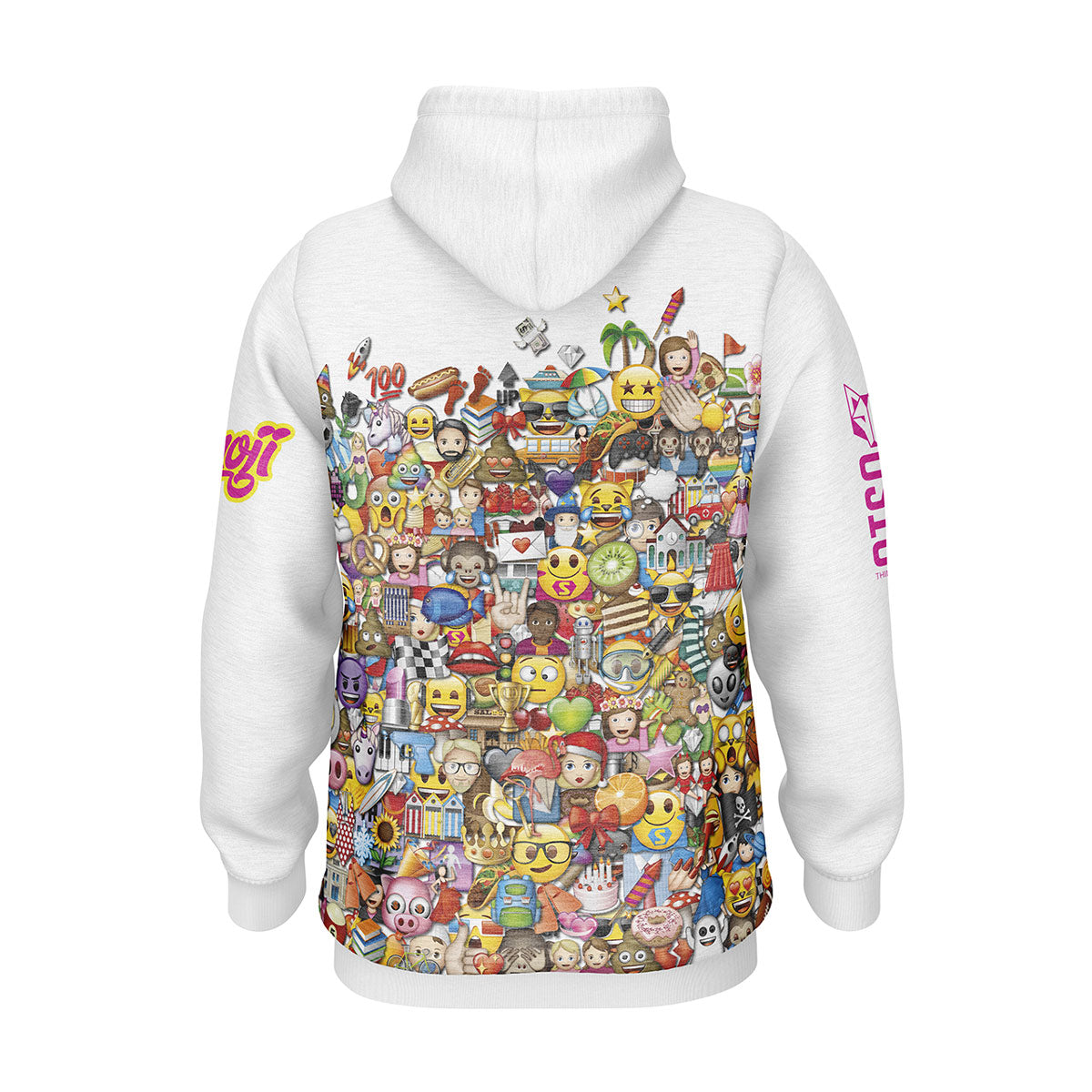 OTSO Hoodie - Emoji Big Wave – Produktansicht 2