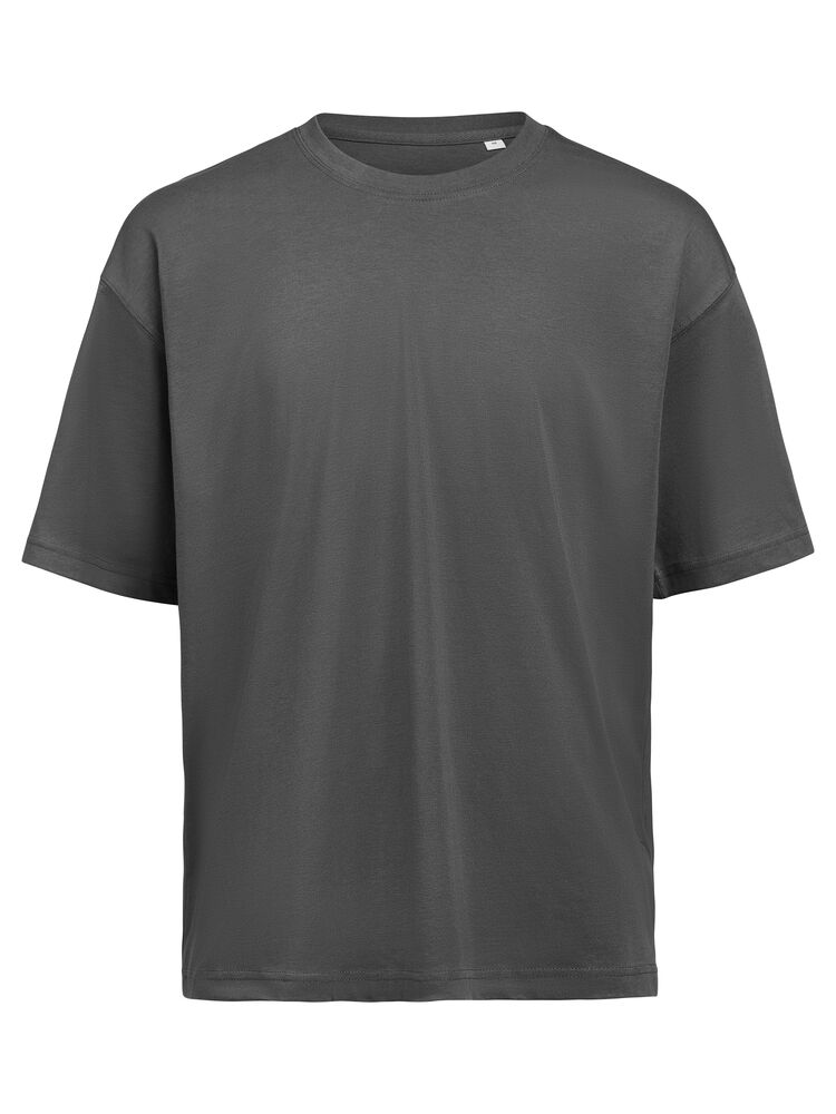 UM T-Shirt (OCS)  Loose Fit Unisex von Untagged Movement – Ashgrau Meliert