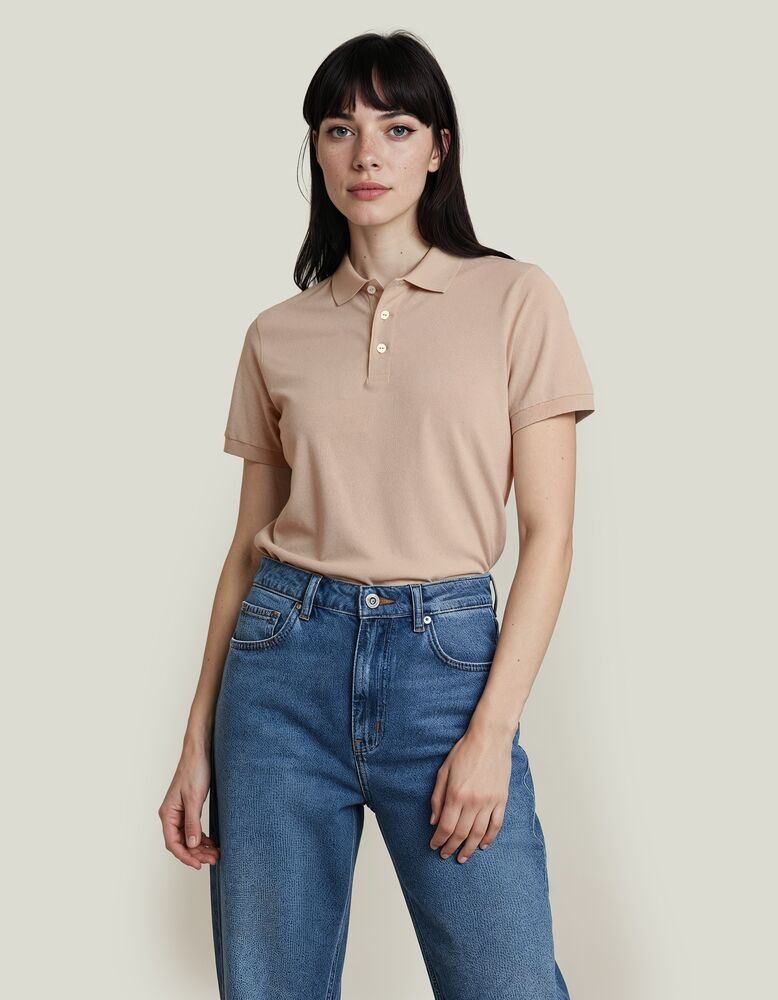 UM Polo (OCS)  Regular Fit Unisex von Untagged Movement – Weiß