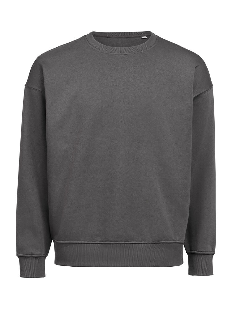 UM Crewneck (OCS-RCS)  Loose Fit Unisex von Untagged Movement – Ashgrau Meliert
