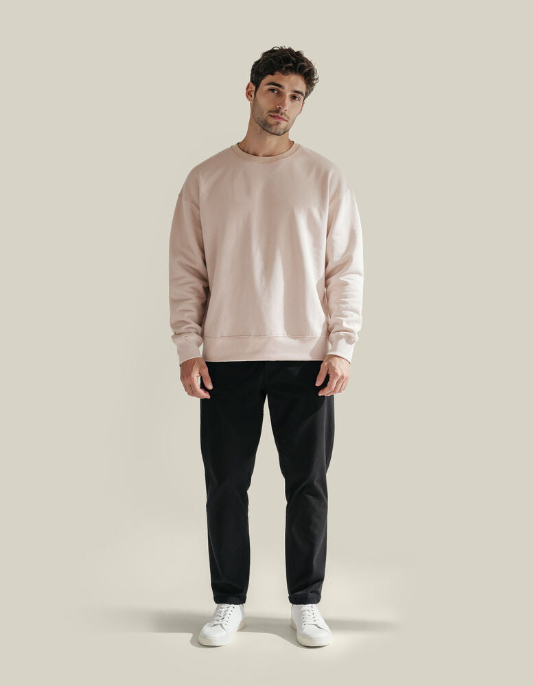 UM Crewneck (OCS-RCS)  Loose Fit Unisex von Untagged Movement – Ashgrau Meliert