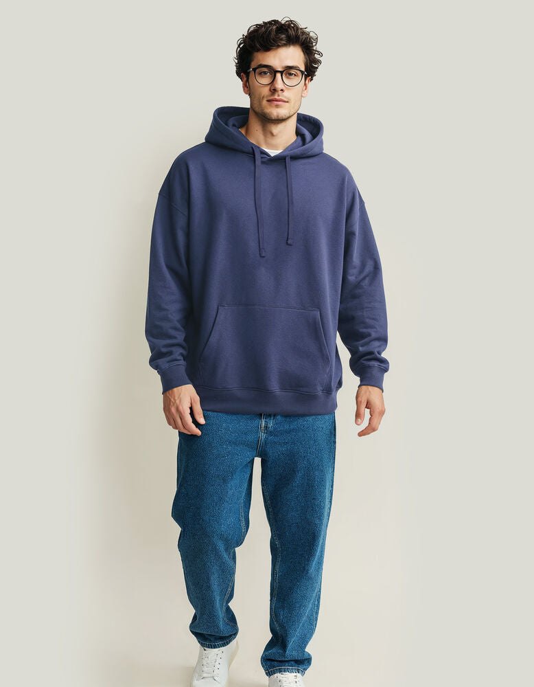 UM Kapuzenpullover (OCS-RCS)  Loose Fit Unisex von Untagged Movement – Ashgrau Meliert