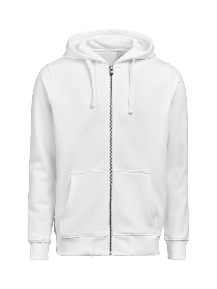 UM Pullover mit Reißverschluss (OCS-RCS)  Regular Fit Unisex von Untagged Movement – Weiß
