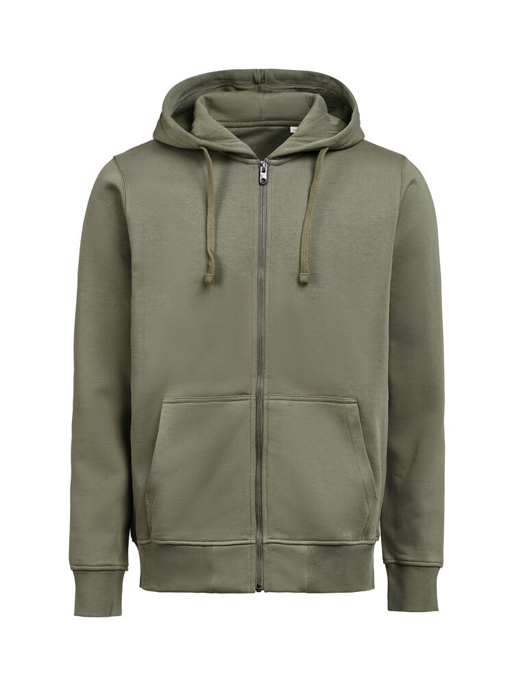 UM Pullover mit Reißverschluss (OCS-RCS)  Regular Fit Unisex von Untagged Movement – Weiß