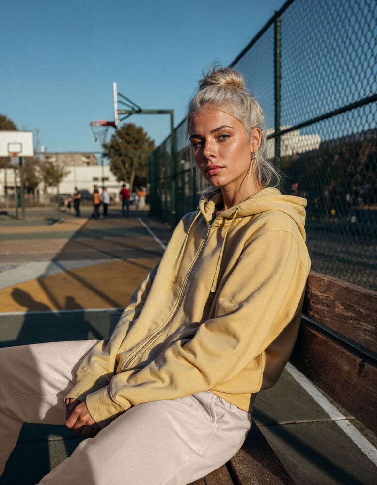 UM Pullover mit Reißverschluss (OCS-RCS)  Regular Fit Unisex