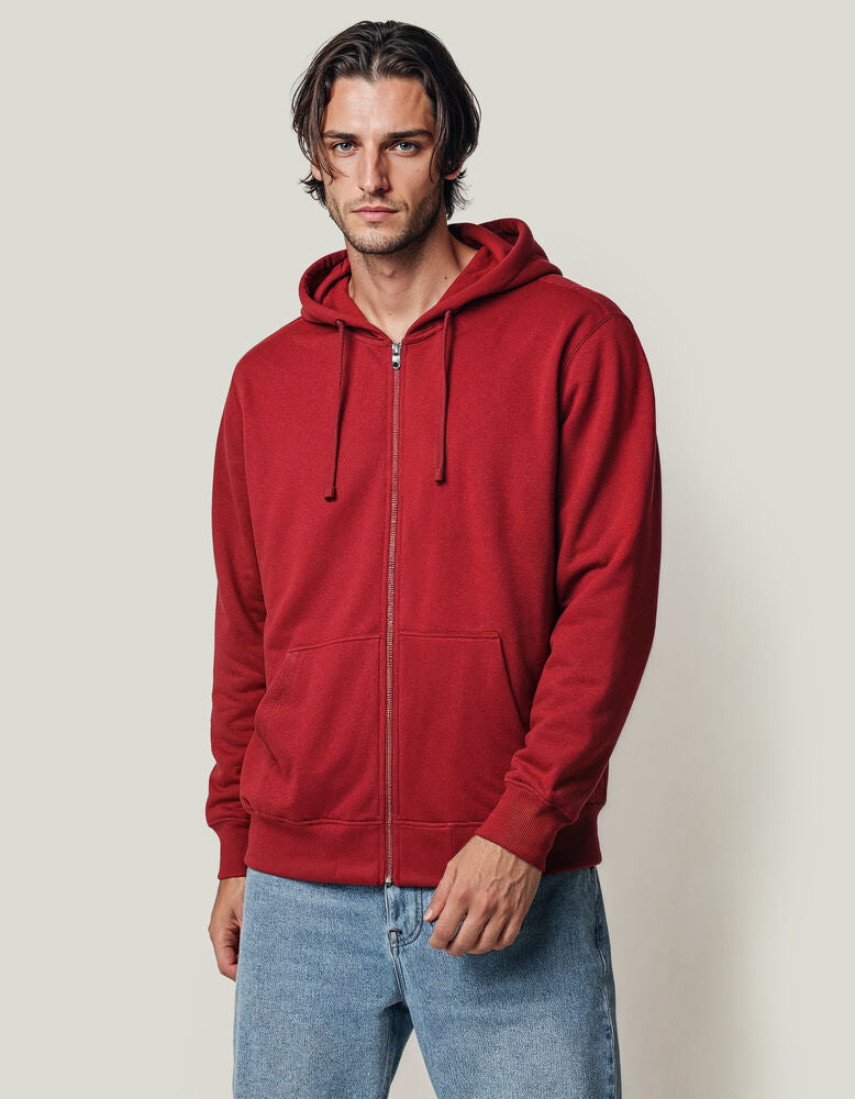 UM Pullover mit Reißverschluss (OCS-RCS)  Regular Fit Unisex von Untagged Movement – Weiß