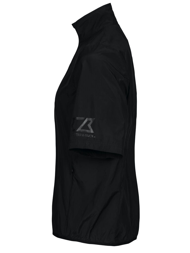 La Push half zip SS Jacket Ladies von Cutter & Buck – Black