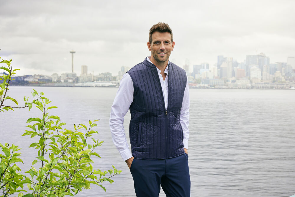 Ozette Vest Men von Cutter & Buck – Dark Navy