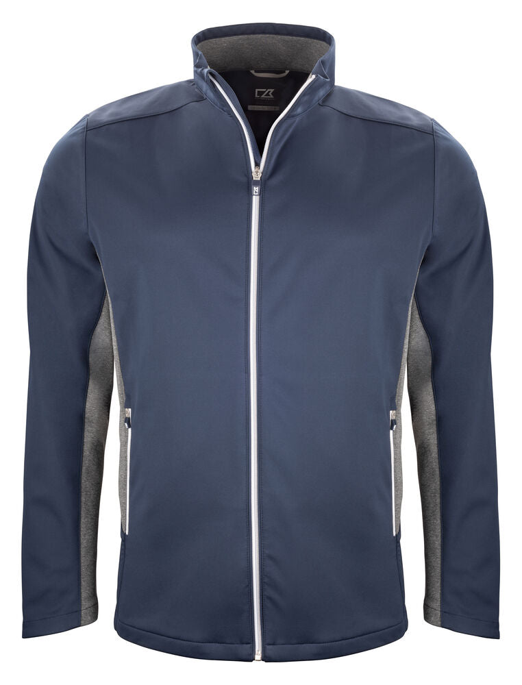 Navigate Softshell Jacket Men von Cutter & Buck – White
