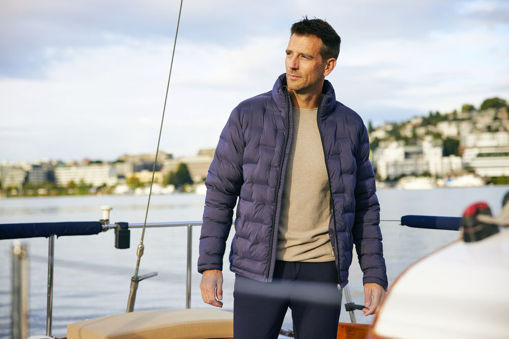 Baker Jacket Men von Cutter & Buck – Khaki