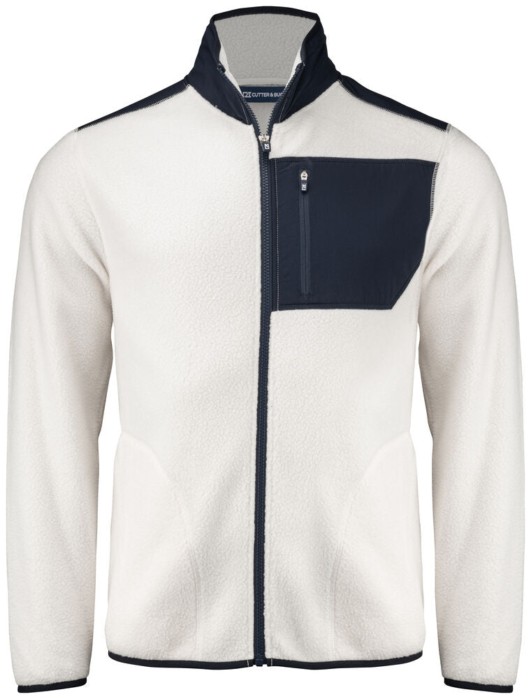 Cascade Sherpa Fleece Men von Cutter & Buck – Shell White