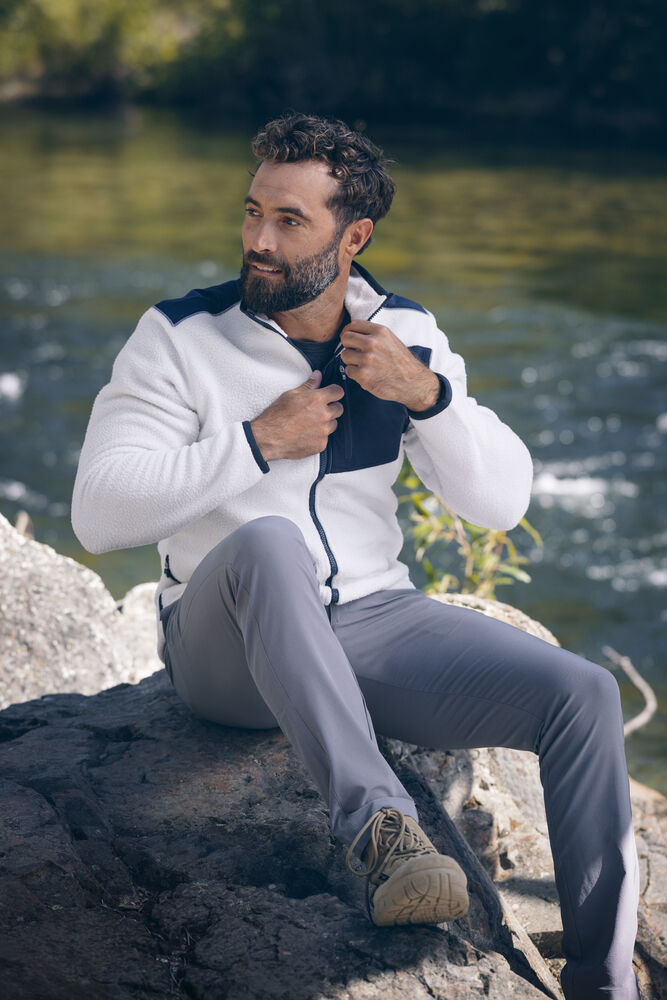 Cascade Sherpa Fleece Men von Cutter & Buck – Shell White