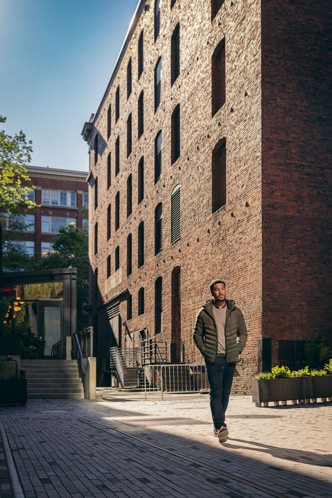 Mount Adams Jkt Men von Cutter & Buck – Orange Rust