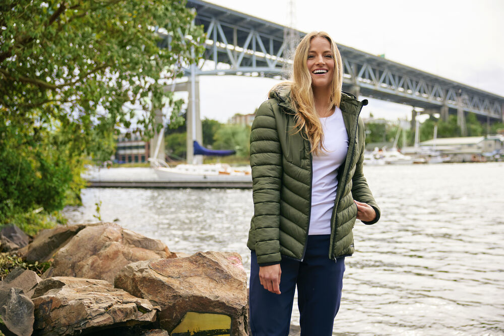 Mount Adams Jkt Ladies von Cutter & Buck – Orange Rust