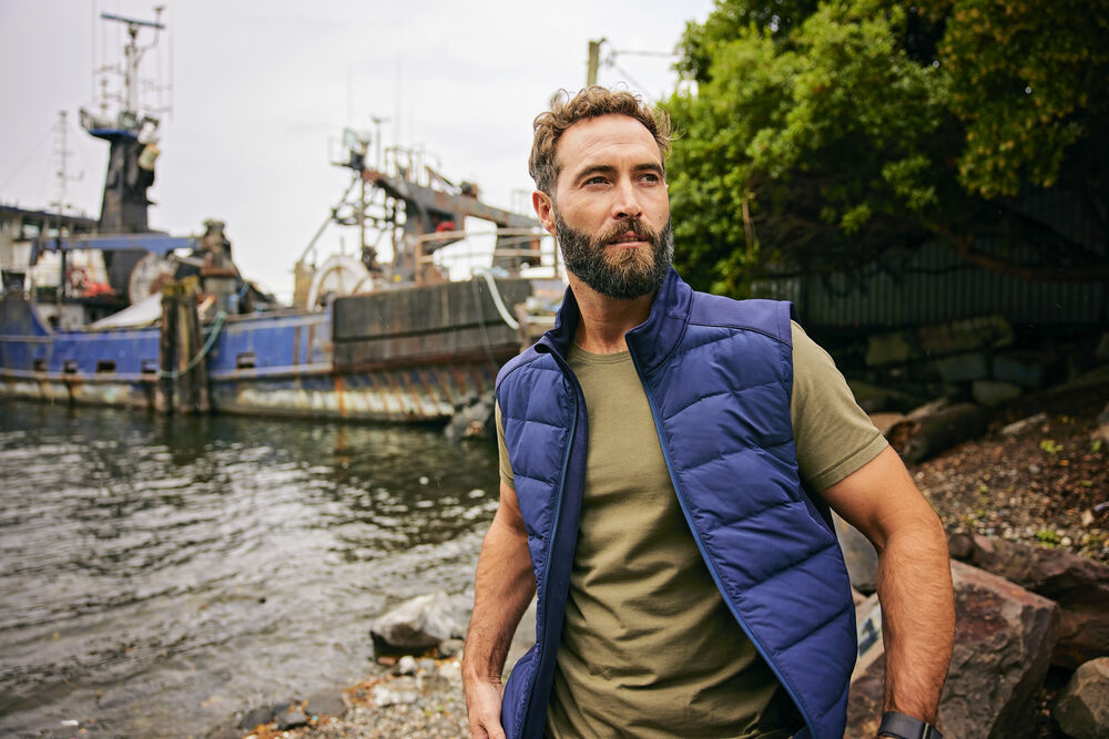 Oak Harbor Vest Men von Cutter & Buck – Dark Navy