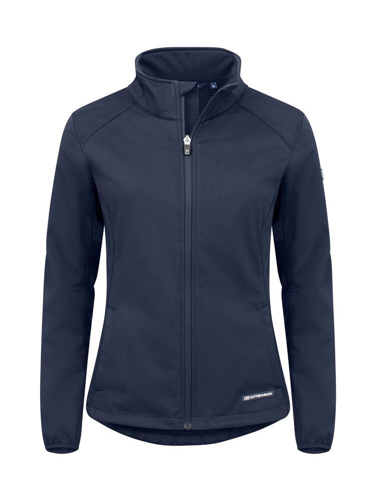 Oak Harbor Softshell Jacket Women von Cutter & Buck – Dark Navy