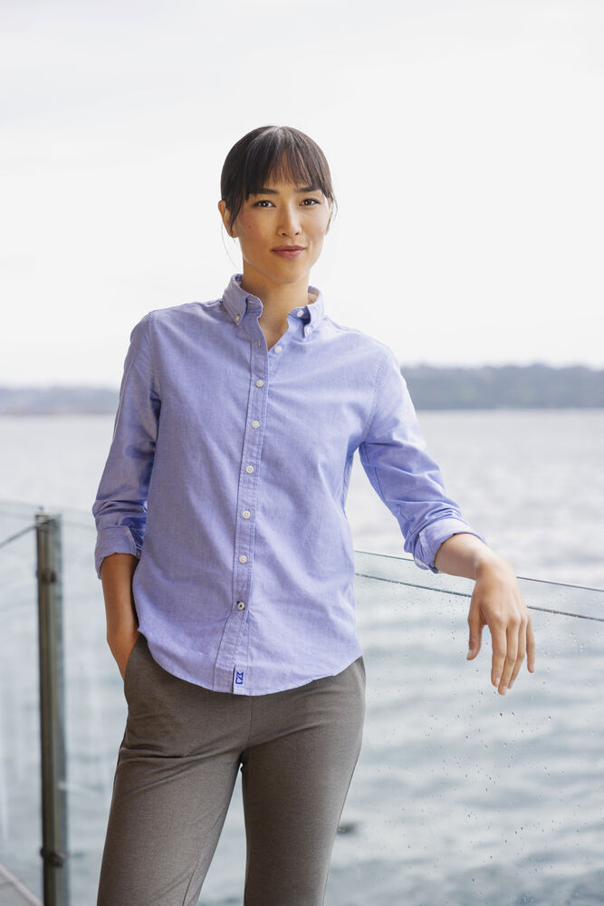 Belfair Oxford Shirt Ladies' von Cutter & Buck – White