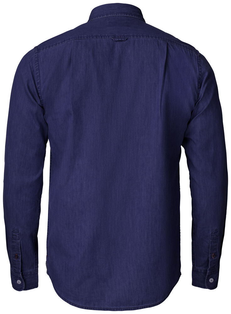 Ellensburg Denim shirt von Cutter & Buck – Dark Indigo