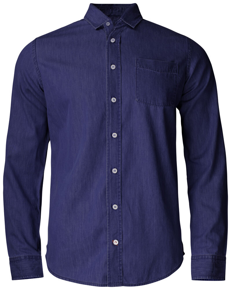 Ellensburg Denim shirt von Cutter & Buck – Dark Indigo