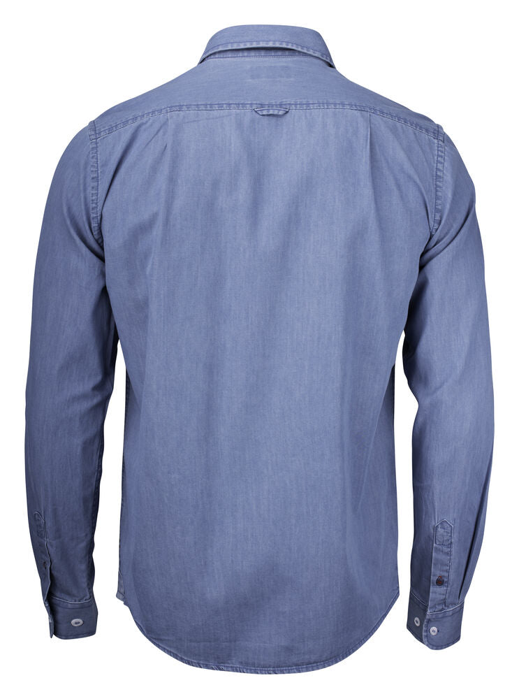 Ellensburg Denim shirt von Cutter & Buck – Dark Indigo