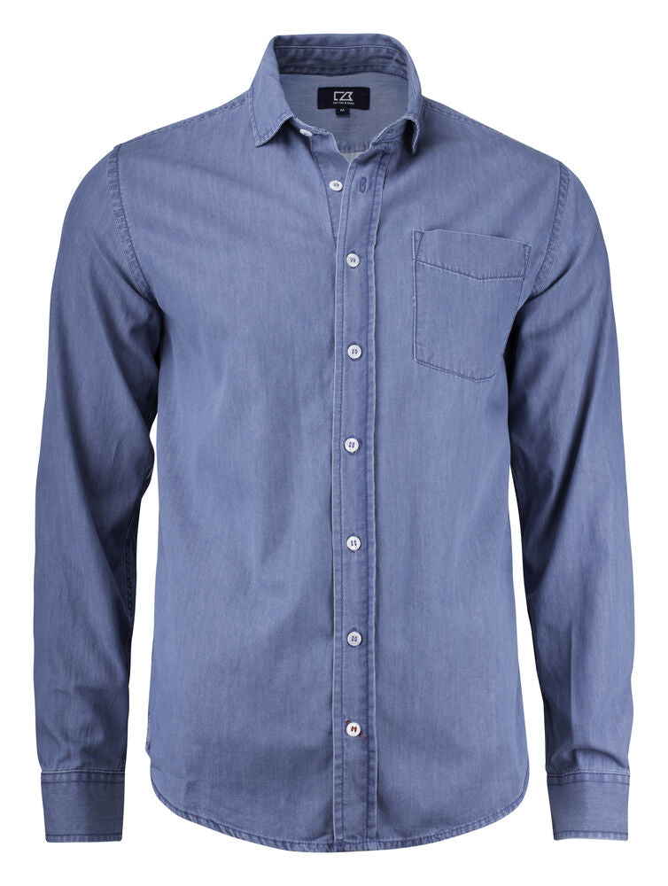 Ellensburg Denim shirt von Cutter & Buck – Dark Indigo