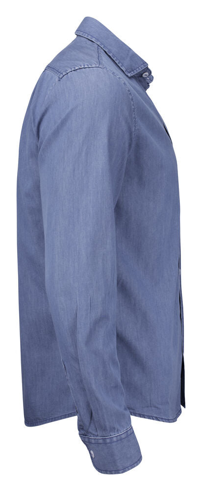 Ellensburg Denim shirt von Cutter & Buck – Dark Indigo