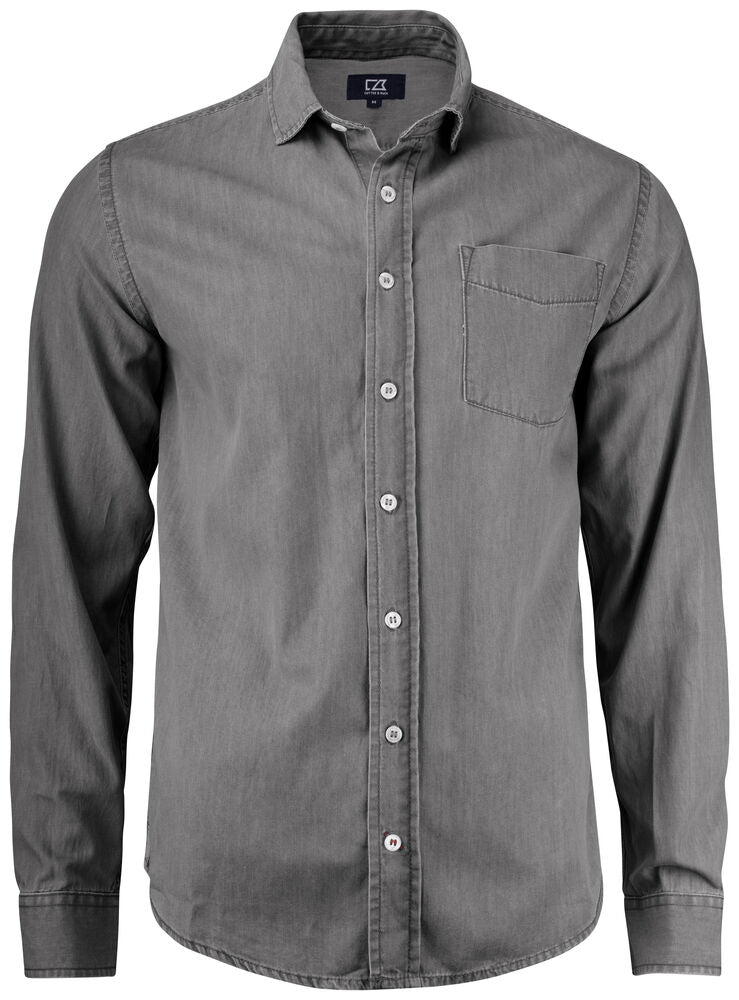 Ellensburg Denim shirt von Cutter & Buck – Dark Indigo