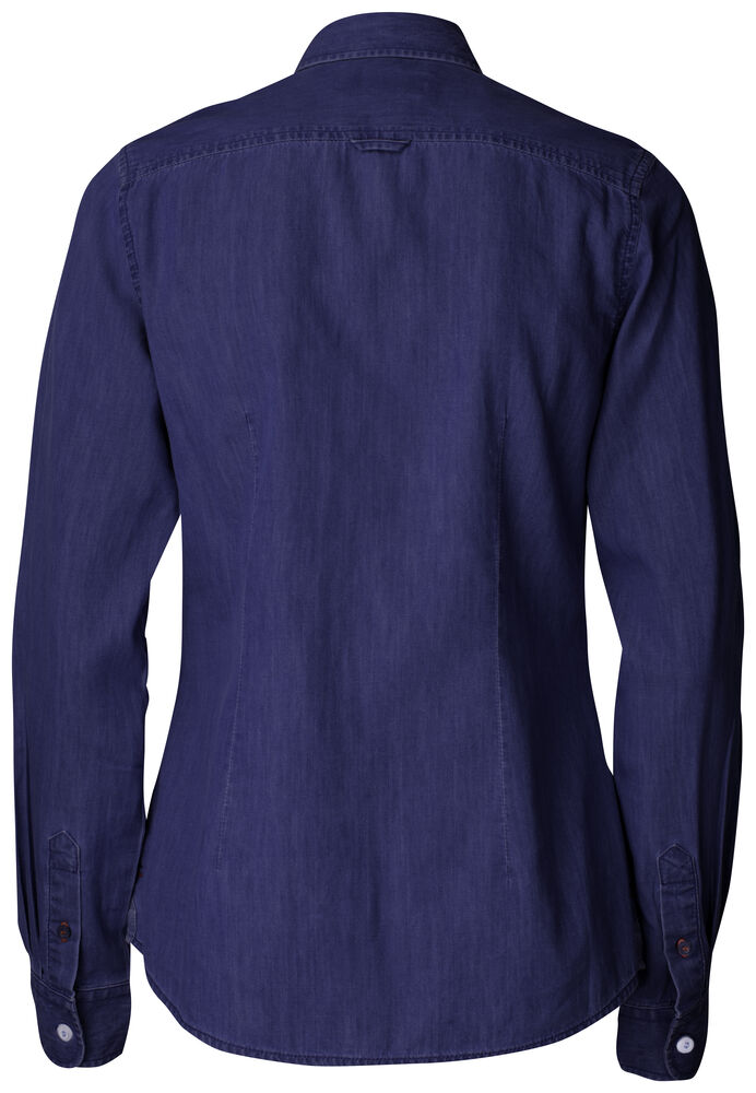 Ellensburg Denim shirt Ladies von Cutter & Buck – Dark Indigo