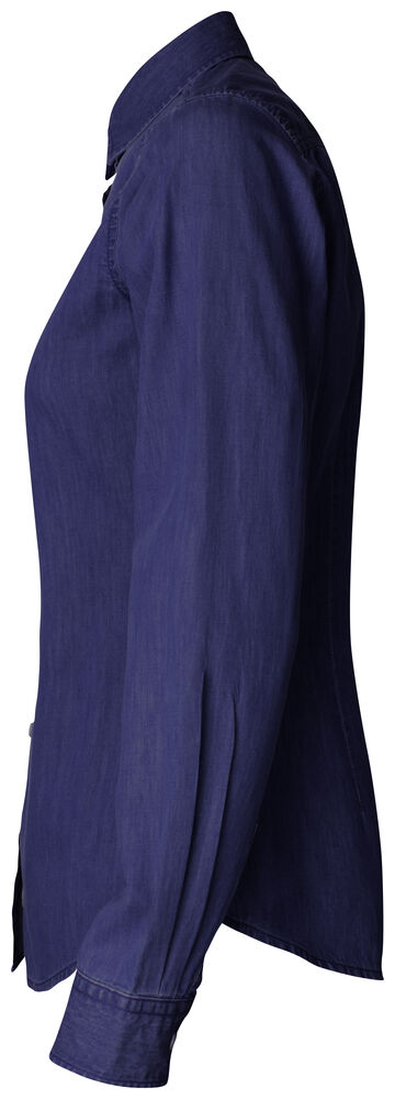 Ellensburg Denim shirt Ladies von Cutter & Buck – Dark Indigo