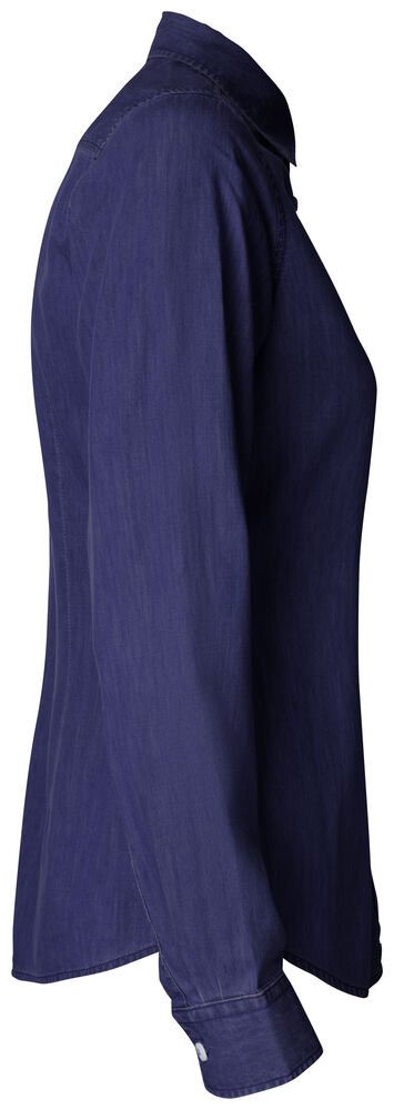 Ellensburg Denim shirt Ladies von Cutter & Buck – Dark Indigo