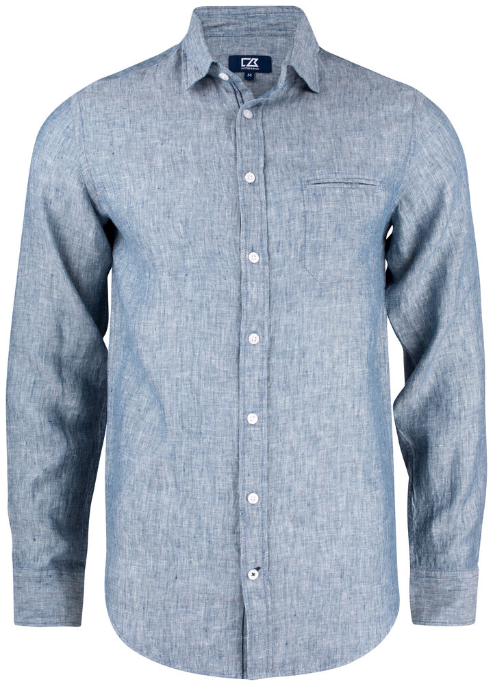 Summerland Linen Shirt von Cutter & Buck – White