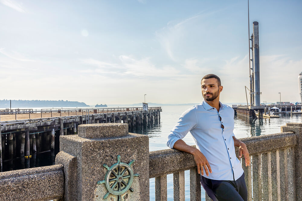 Advantage Shirt Men von Cutter & Buck – White