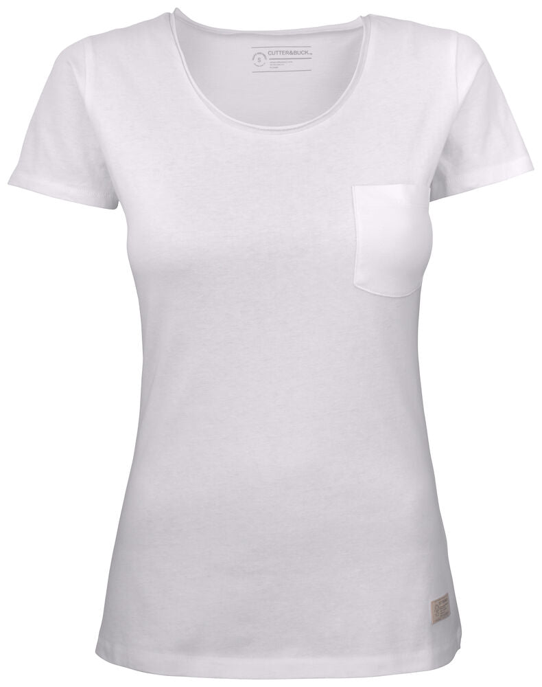 Pacific City Tee Ladies von Cutter & Buck – White