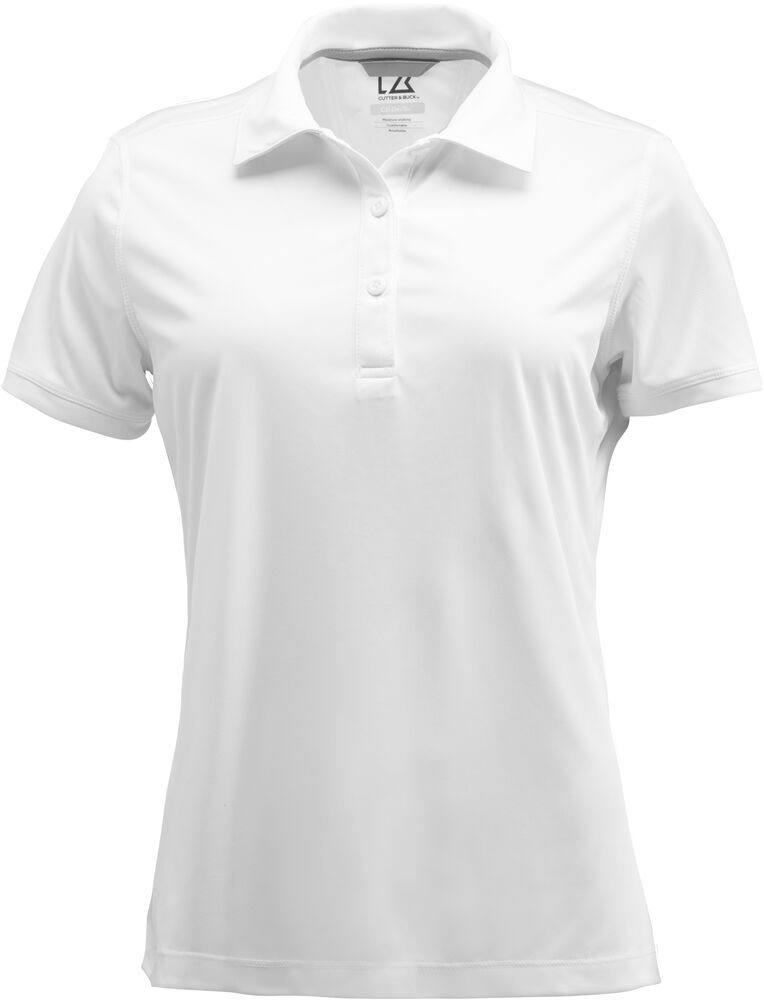 Yarrow Polo Ladies von Cutter & Buck – White