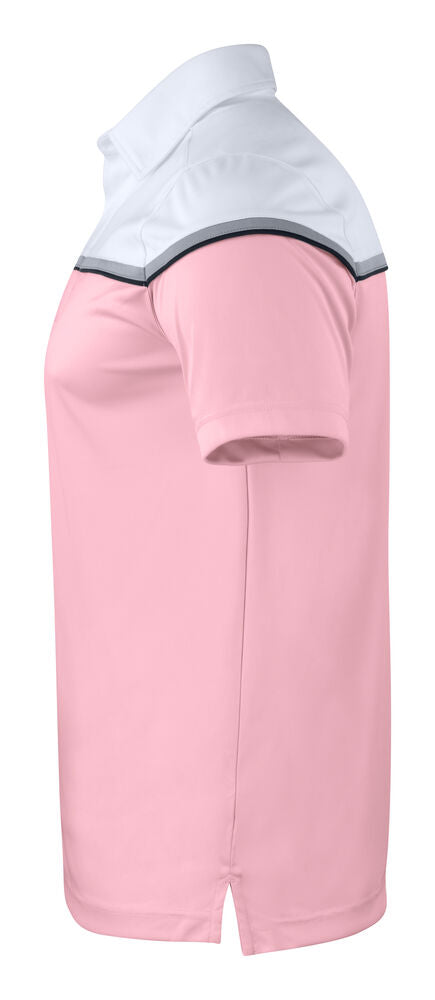 Seabeck Polo Men von Cutter & Buck – Pink/White