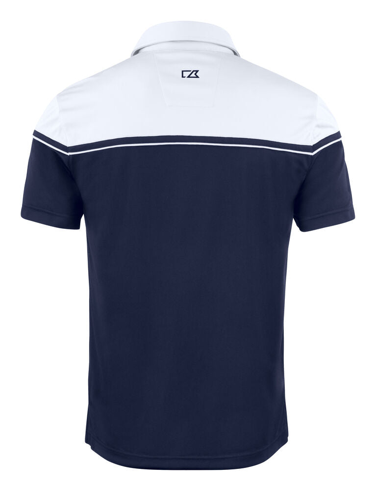 Seabeck Polo Men von Cutter & Buck – Pink/White