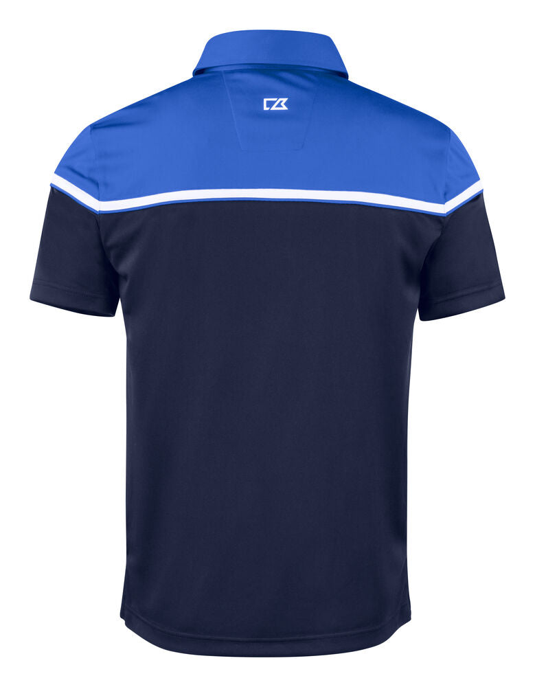 Seabeck Polo Men von Cutter & Buck – Pink/White