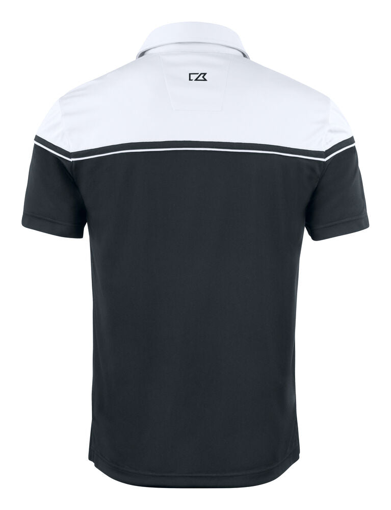 Seabeck Polo Men von Cutter & Buck – Pink/White