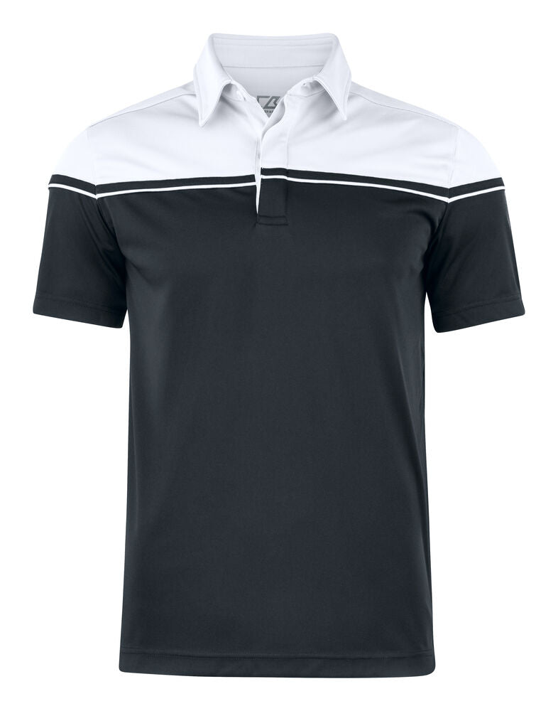 Seabeck Polo Men von Cutter & Buck – Pink/White