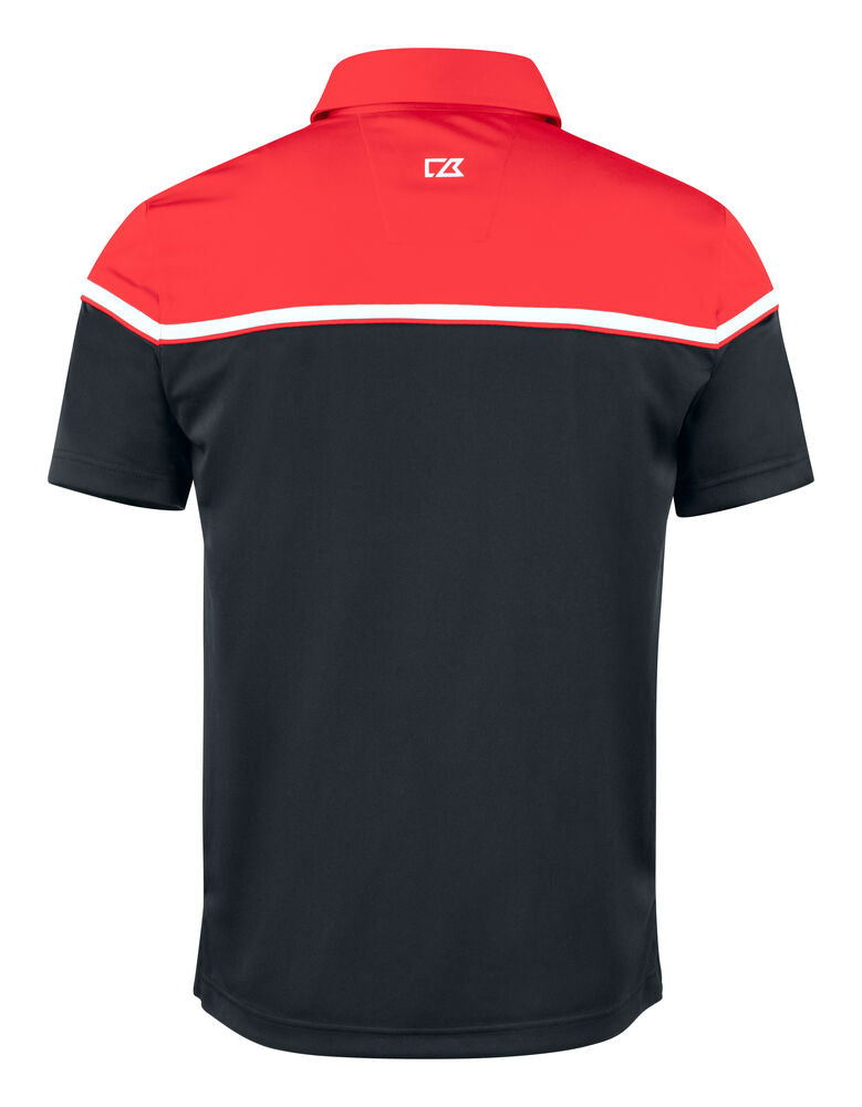 Seabeck Polo Men von Cutter & Buck – Pink/White