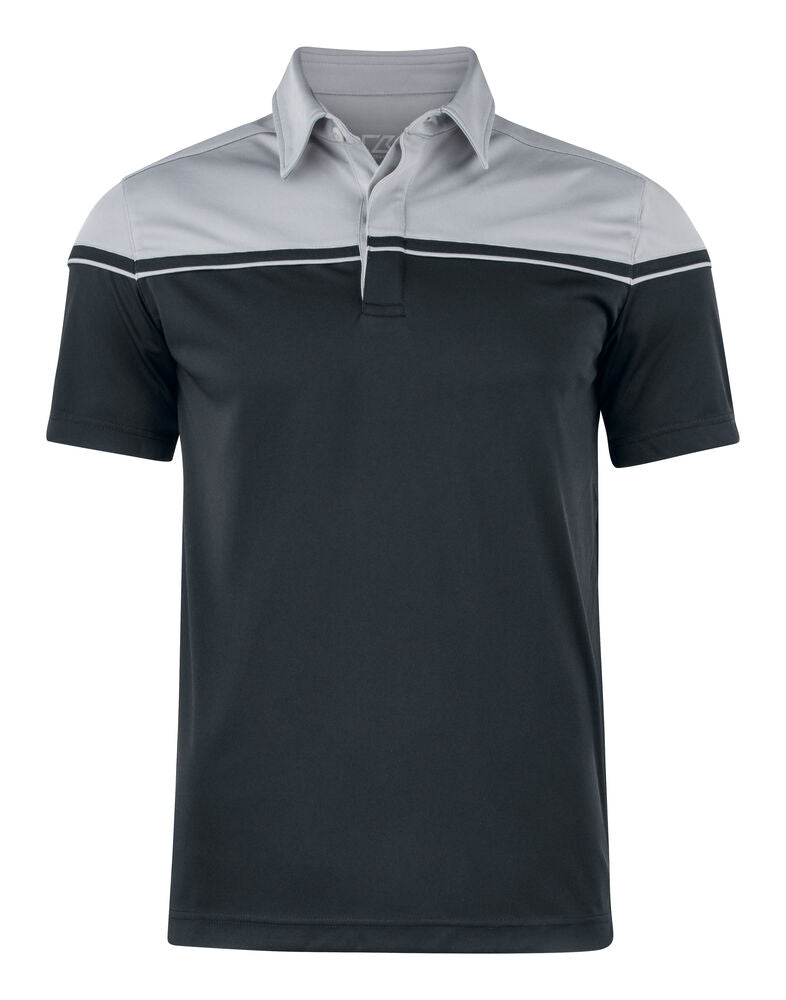 Seabeck Polo Men von Cutter & Buck – Pink/White