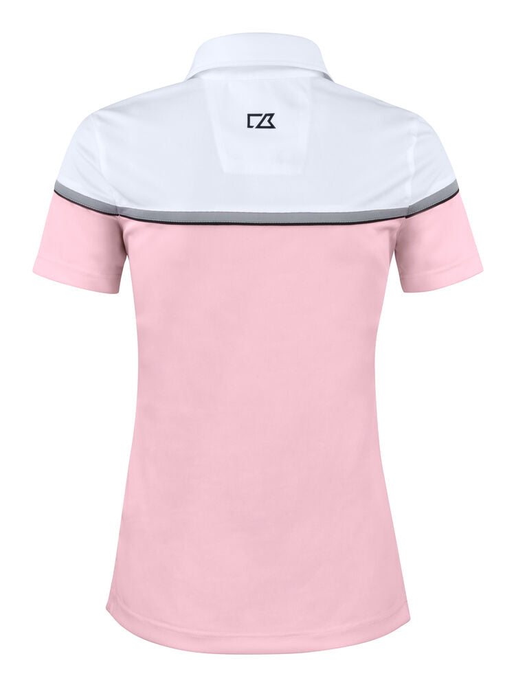 Seabeck Polo Ladies von Cutter & Buck – Pink/White