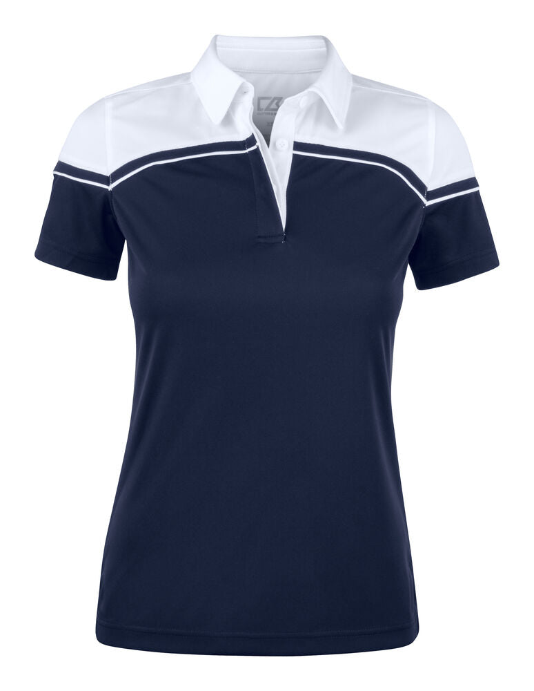Seabeck Polo Ladies von Cutter & Buck – Pink/White