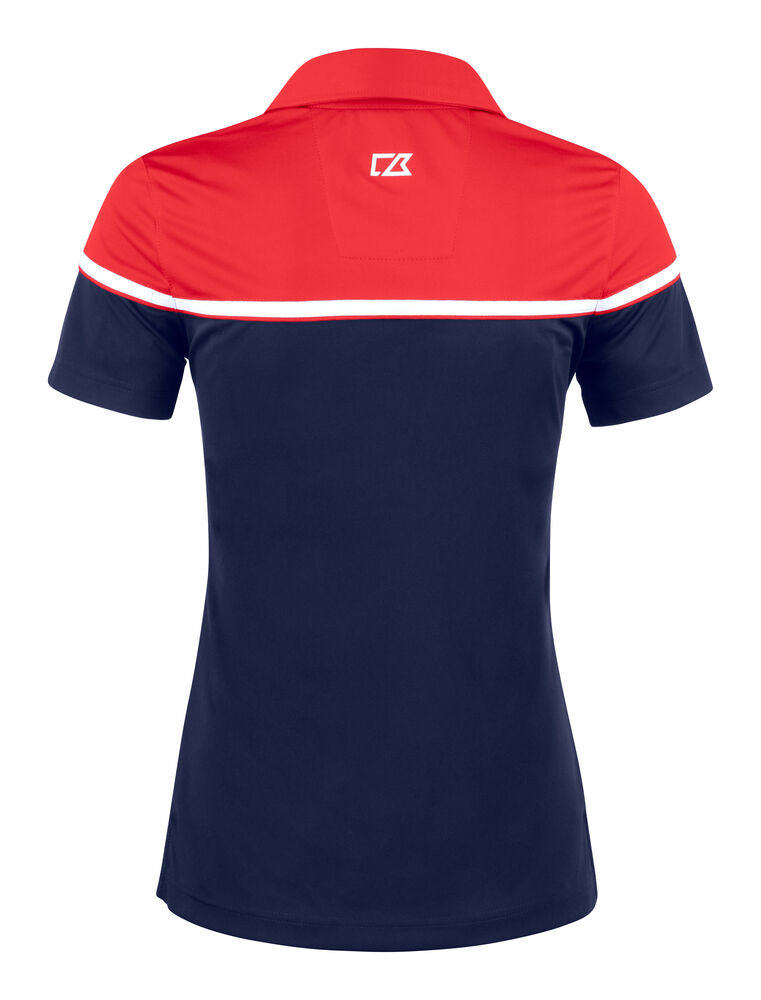 Seabeck Polo Ladies von Cutter & Buck – Pink/White