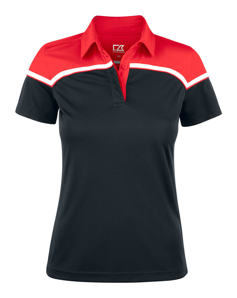 Seabeck Polo Ladies von Cutter & Buck – Pink/White