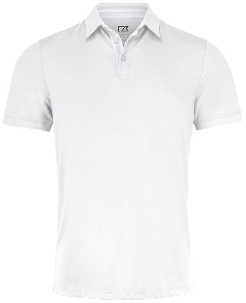 Oceanside Stretch Polo Men von Cutter & Buck – White