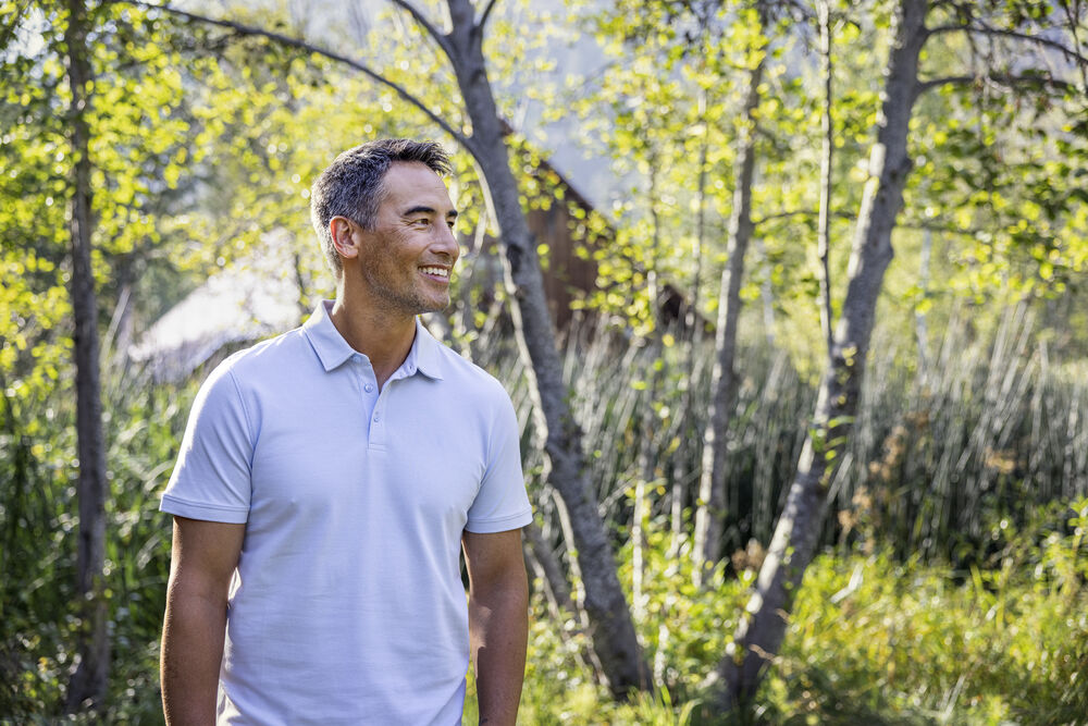 Oceanside Stretch Polo Men von Cutter & Buck – White